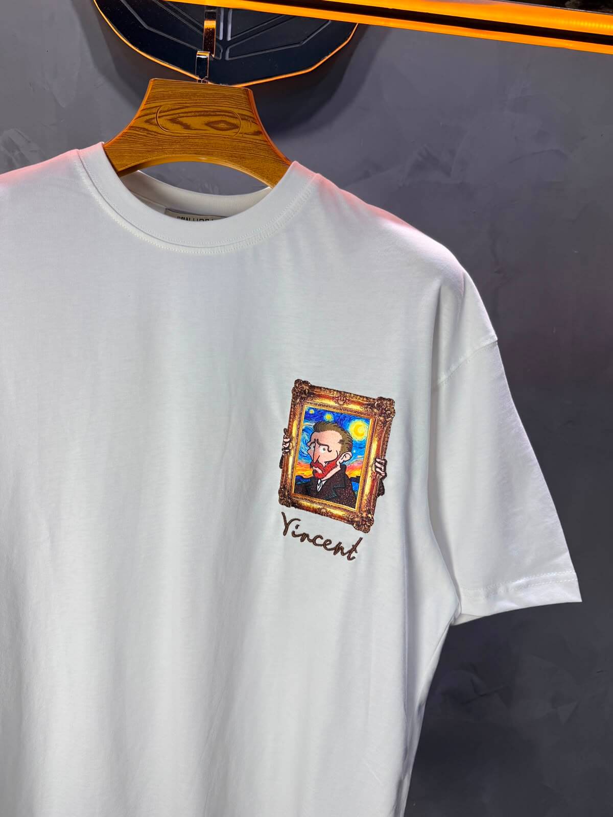 T-Shirt SAW Vincent — Blanc 5175