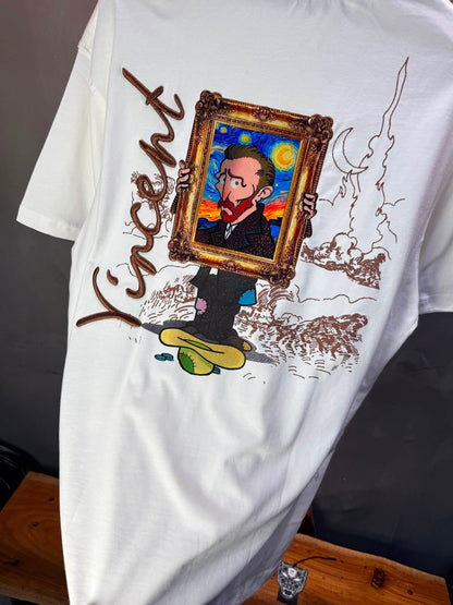 T-Shirt SAW Vincent — Blanc 5175