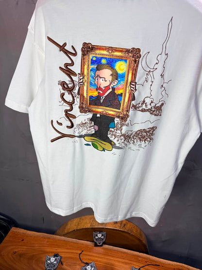 T-Shirt SAW Vincent — Blanc 5175