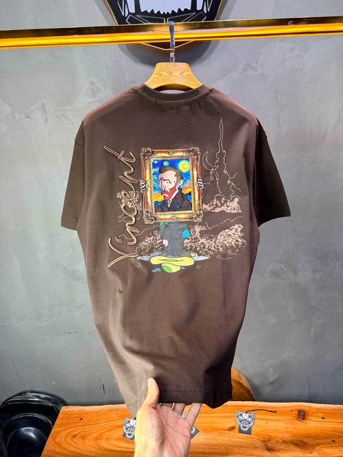 T-Shirt SAW Vincent — Brown 5175