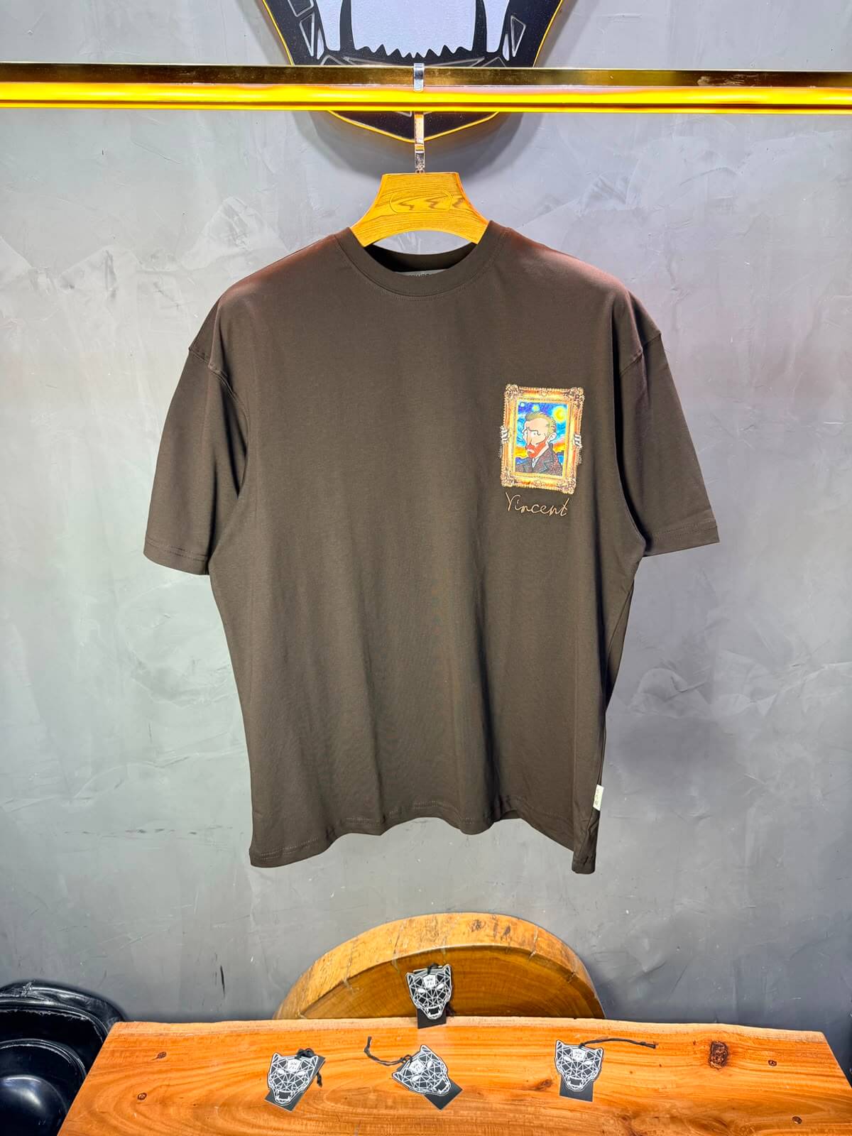 T-Shirt SAW Vincent — Brown 5175