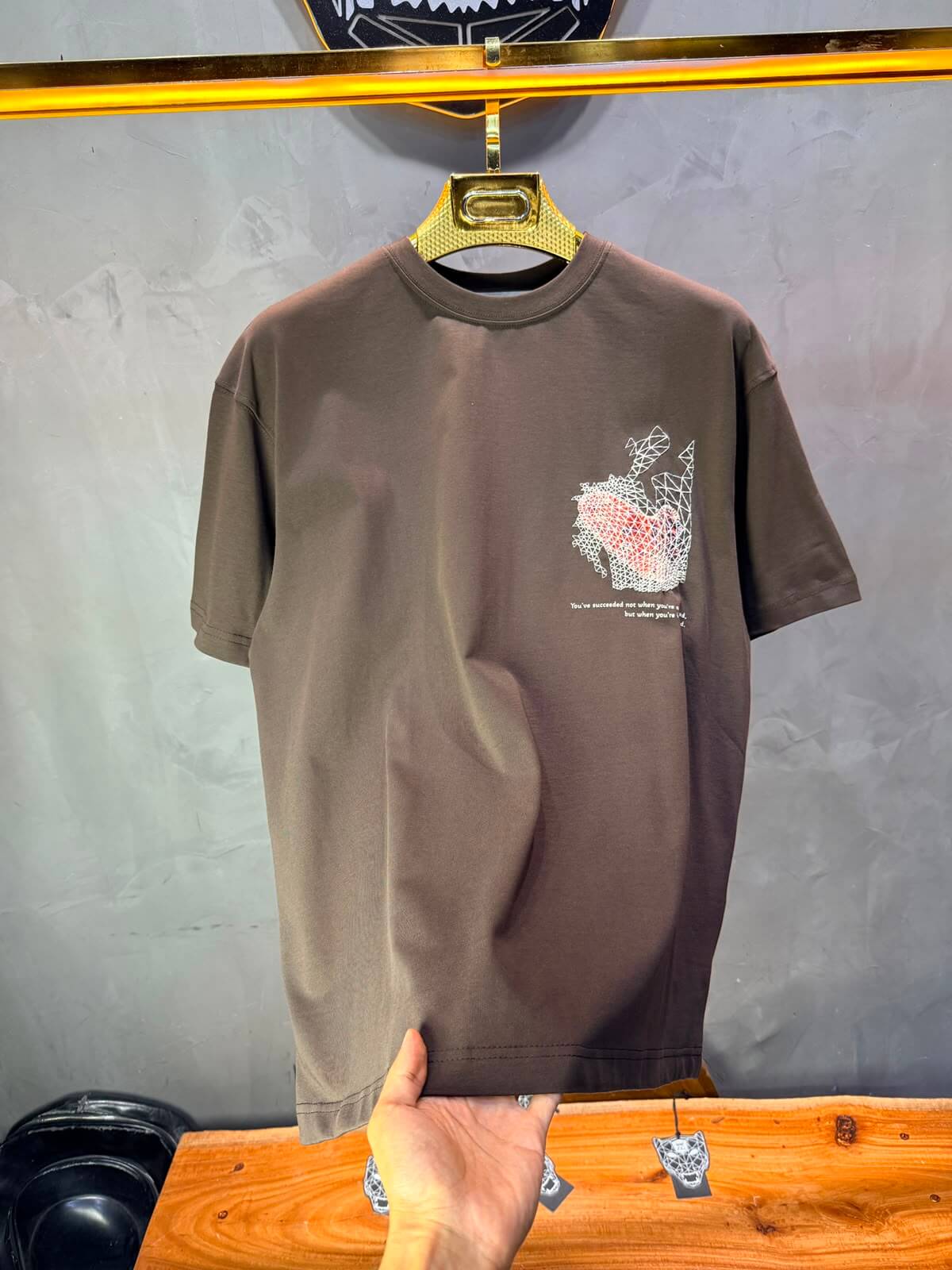 T-Shirt SW Urbanity — Imitated — Brown 5130