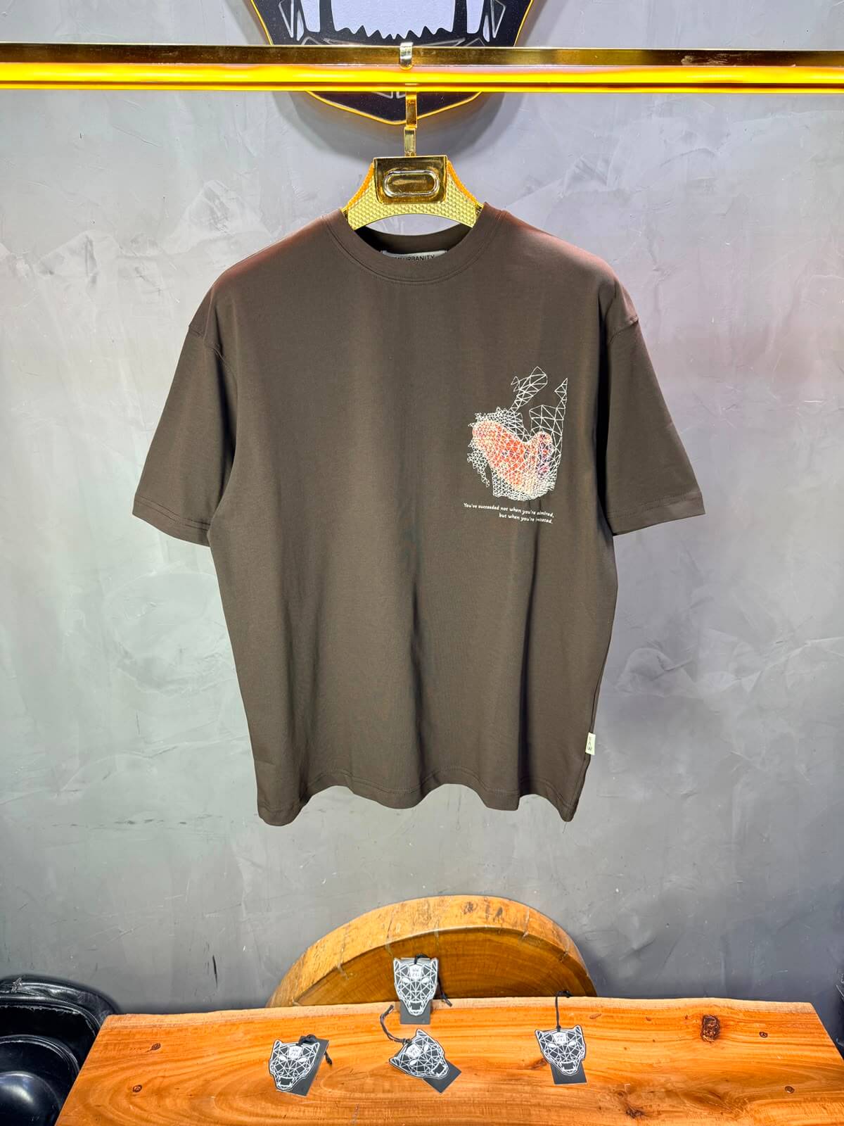 T-Shirt SW Urbanity — Imitated — Brown 5130