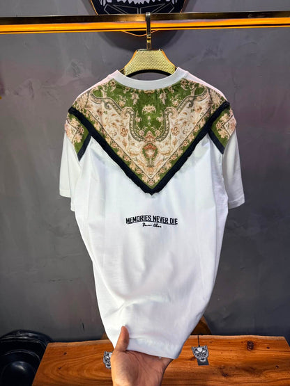 T-Shirt Memories Never Die — Sean Cleo — Blanc 5093