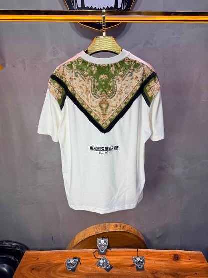 T-Shirt Memories Never Die — Sean Cleo — Blanc 5093