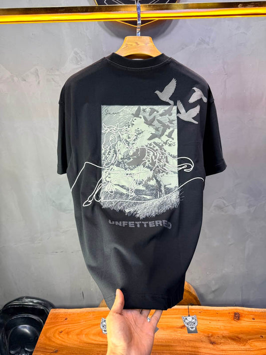 T-Shirt Unfettered — Sam — Noir 5172