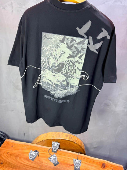 T-Shirt Unfettered — Sam — Noir 5172
