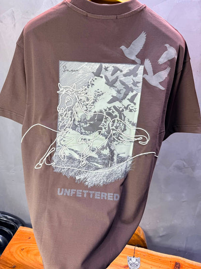 T-Shirt Unfettered — Sam — Brown 5172