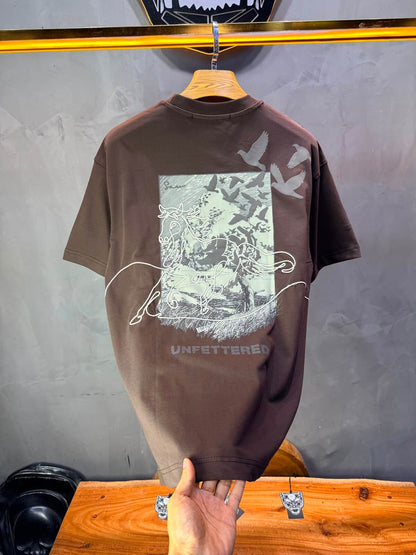 T-Shirt Unfettered — Sam — Brown 5172