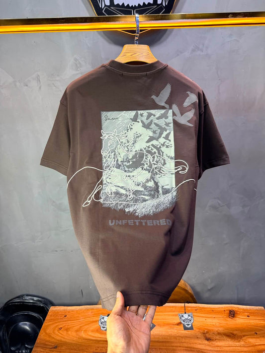 T-Shirt Unfettered — Sam — Brown 5172