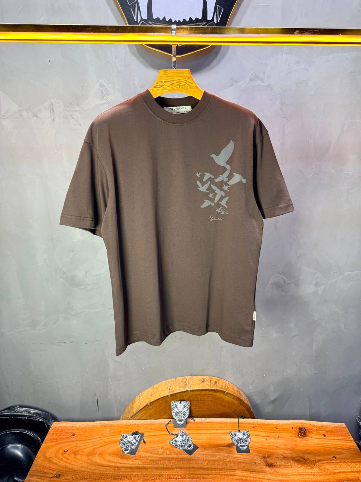 T-Shirt Unfettered — Sam — Brown 5172