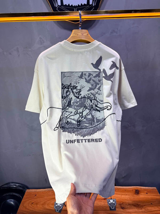 T-Shirt Unfettered — Sam — Beige 5172