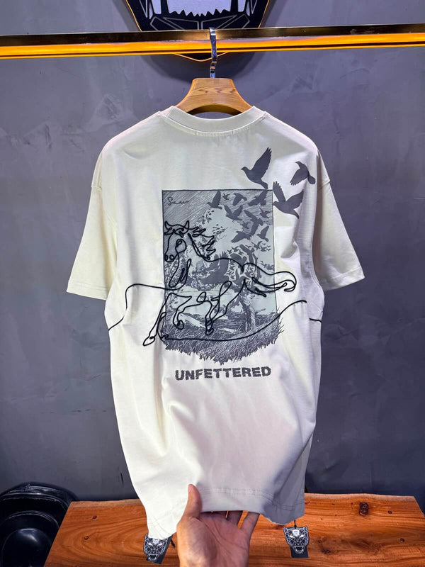 T-Shirt Unfettered — Sam — Beige 5172