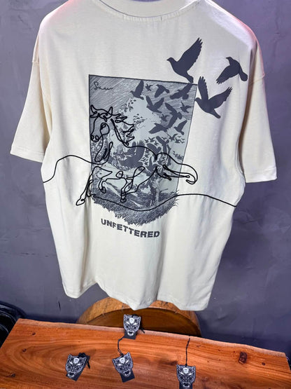 T-Shirt Unfettered — Sam — Beige 5172