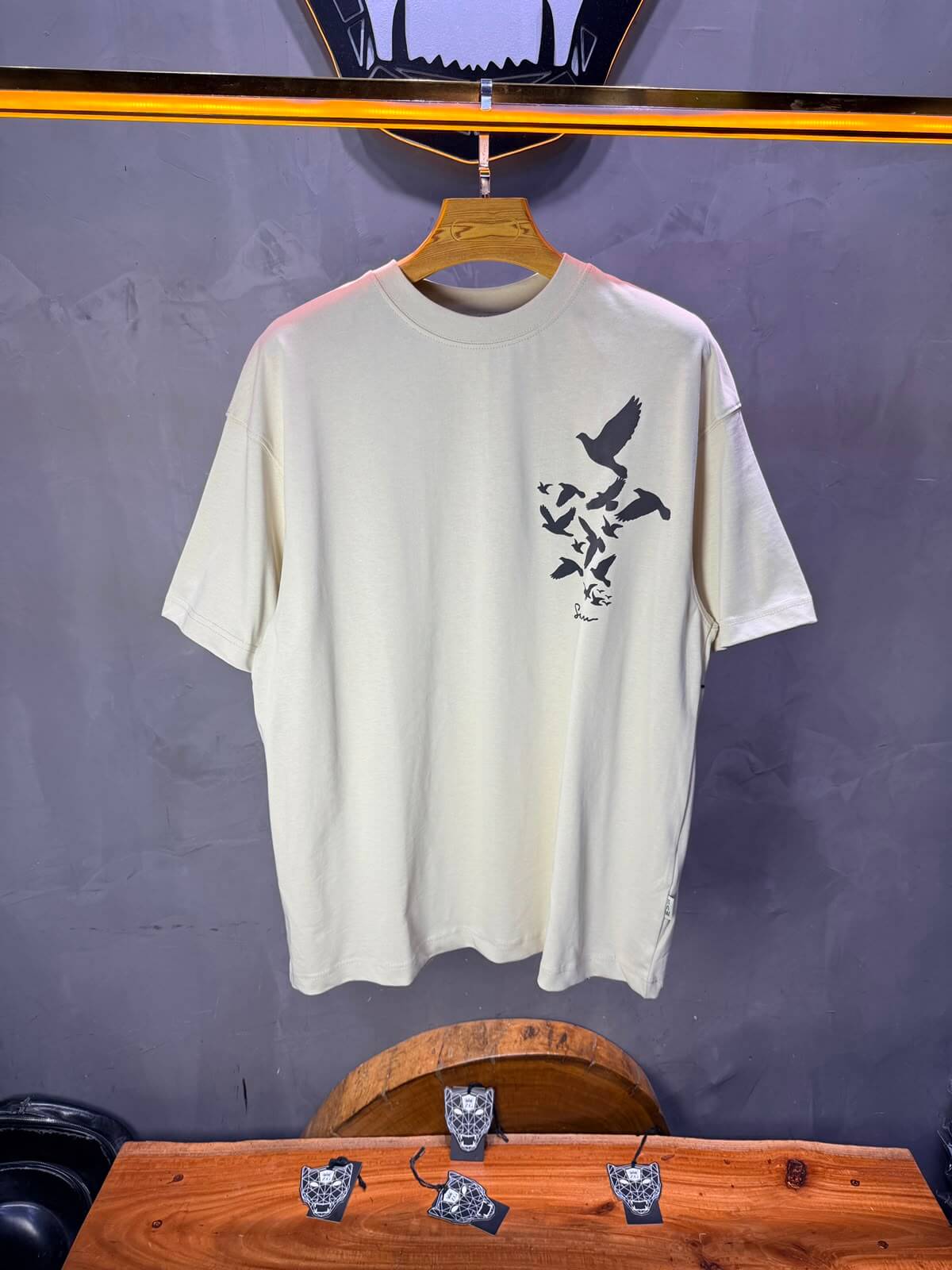 T-Shirt Unfettered — Sam — Beige 5172