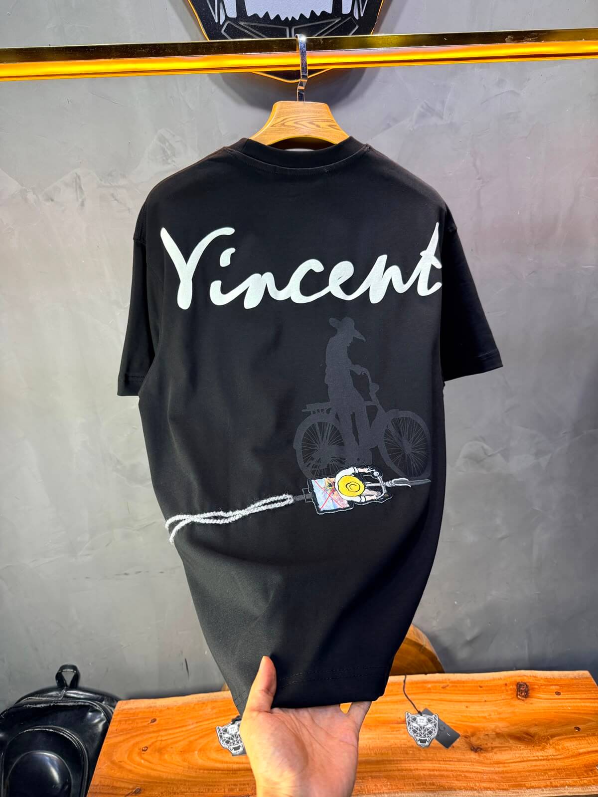 T-Shirt Vincent Cycliste — Noir 5073
