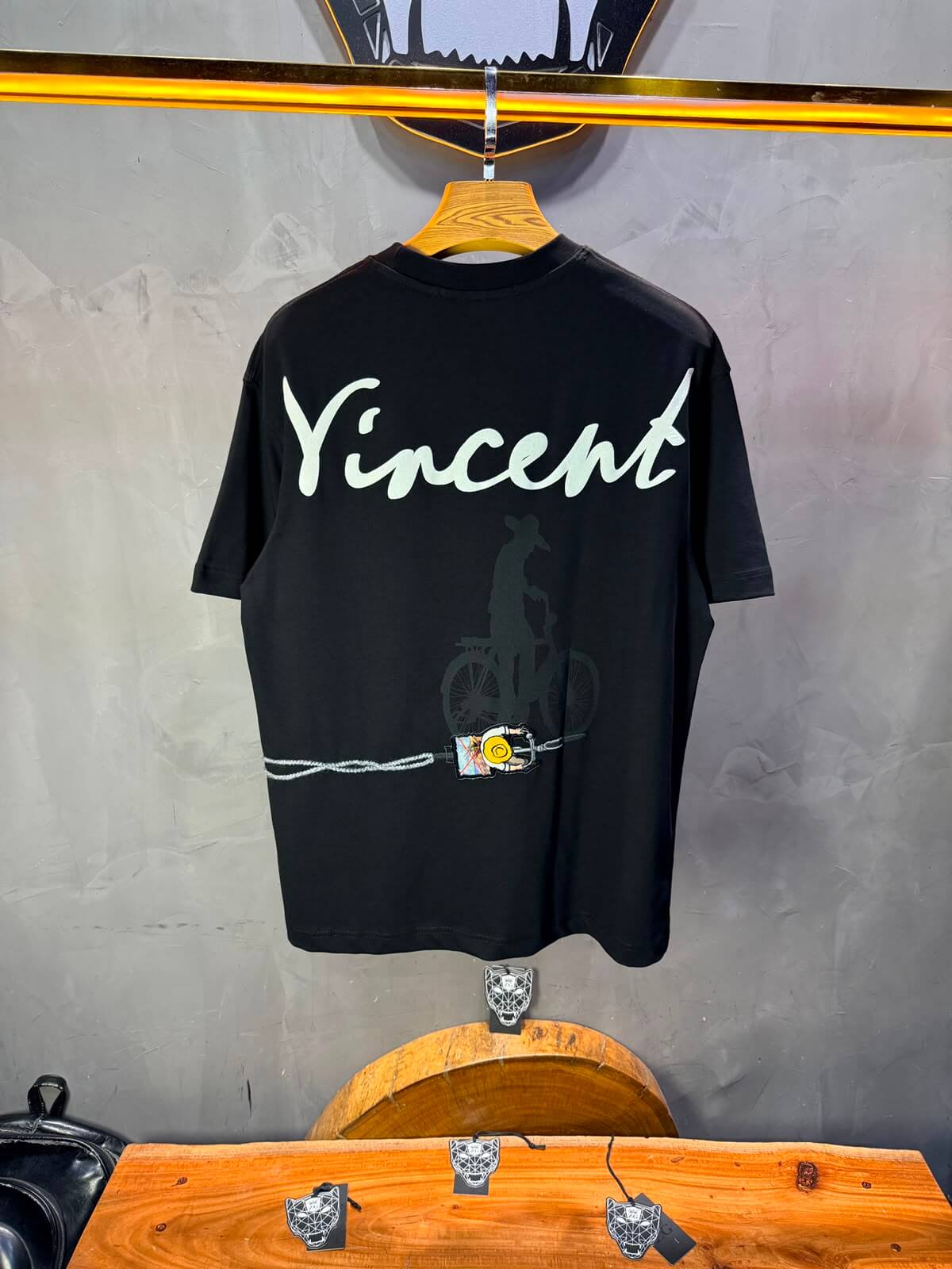 T-Shirt Vincent Cycliste — Noir 5073