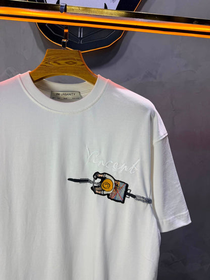 T-Shirt Vincent Cycliste — White 5073