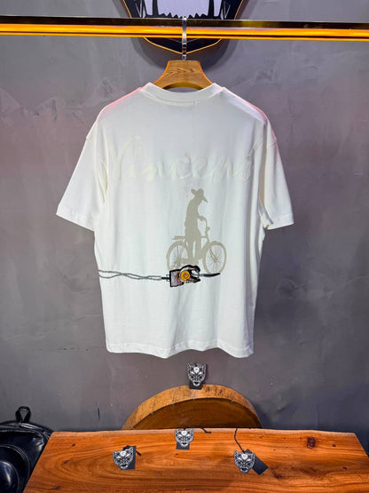 T-Shirt Vincent Cycliste — White 5073