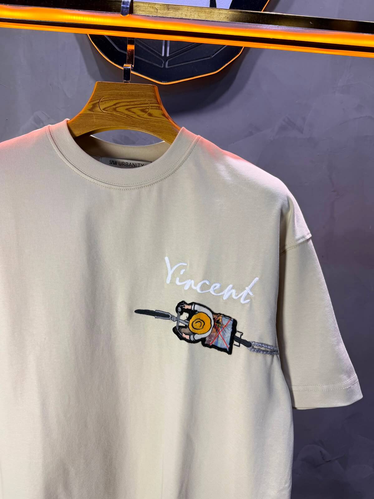 T-Shirt Vincent Cycliste — Beige 5073