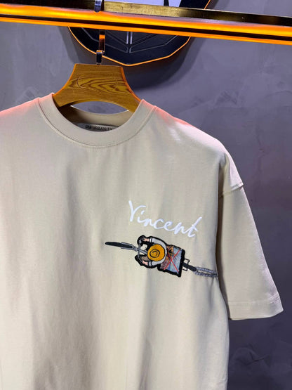 T-Shirt Vincent Cycliste — Beige 5073