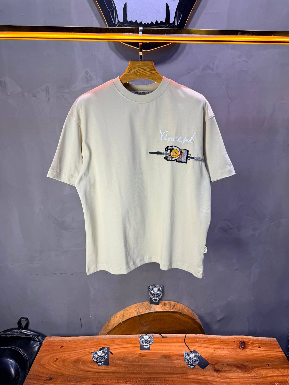 T-Shirt Vincent Cycliste — Beige 5073