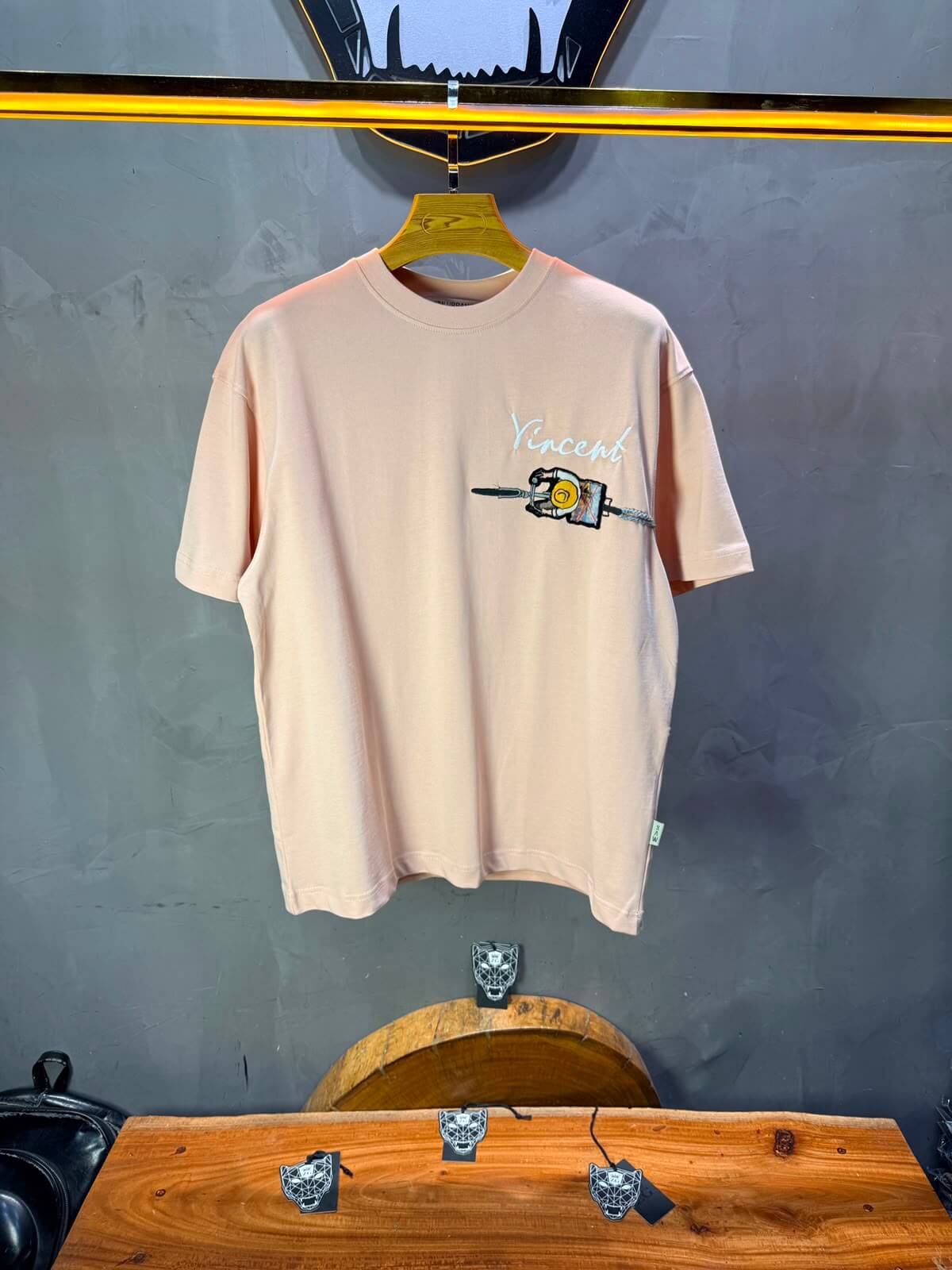 T-Shirt Vincent Cycliste — Rose 5073