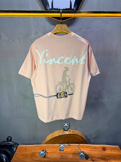 T-Shirt Vincent Cycliste — Rose 5073