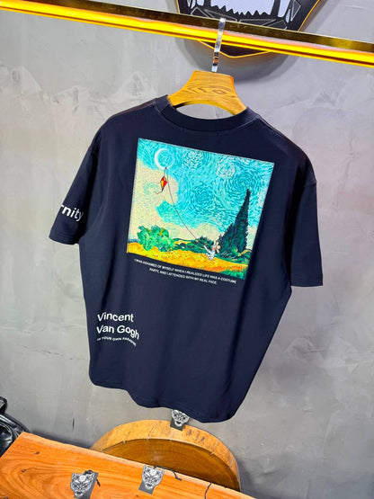 T-Shirt Eternity — Vincent Van Gogh — Navy Blue 5143