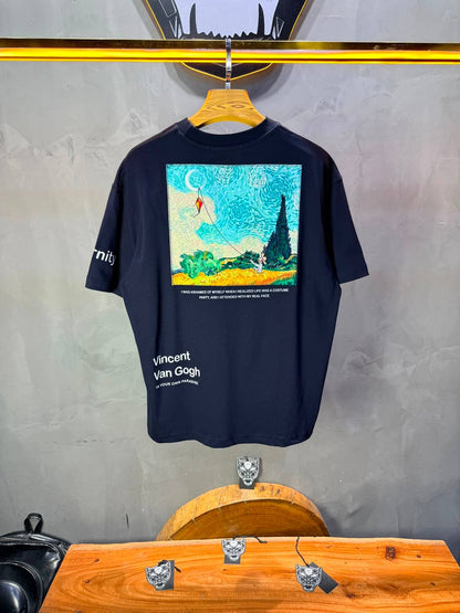 T-Shirt Eternity — Vincent Van Gogh — Navy Blue 5143