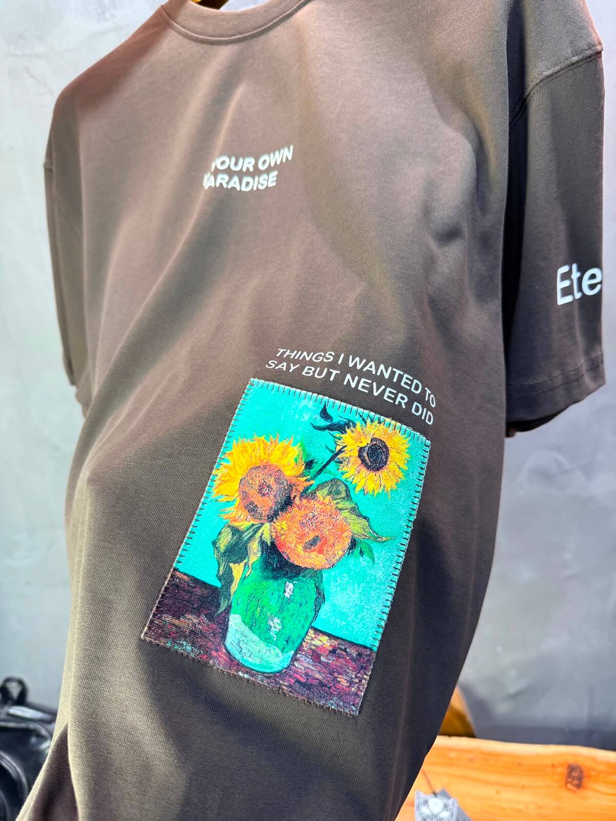 T-Shirt Eternity — Vincent Van Gogh —  Brown 5143