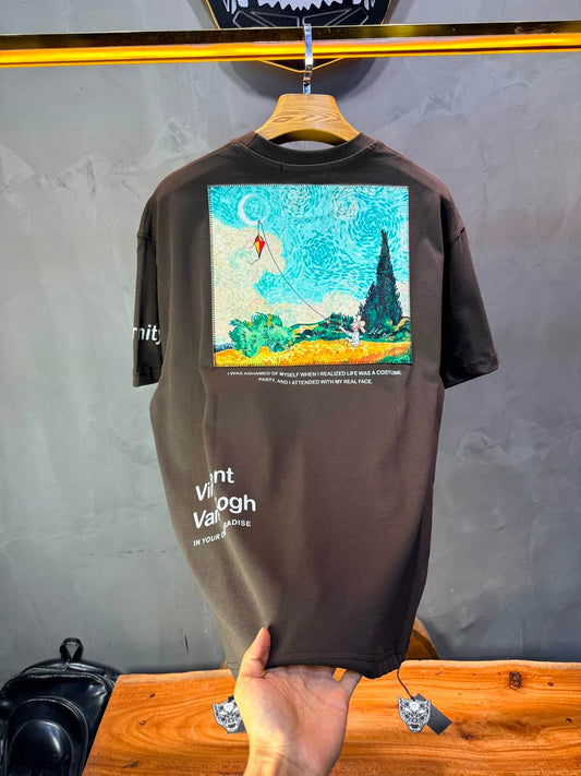 T-Shirt Eternity — Vincent Van Gogh —  Brown 5143