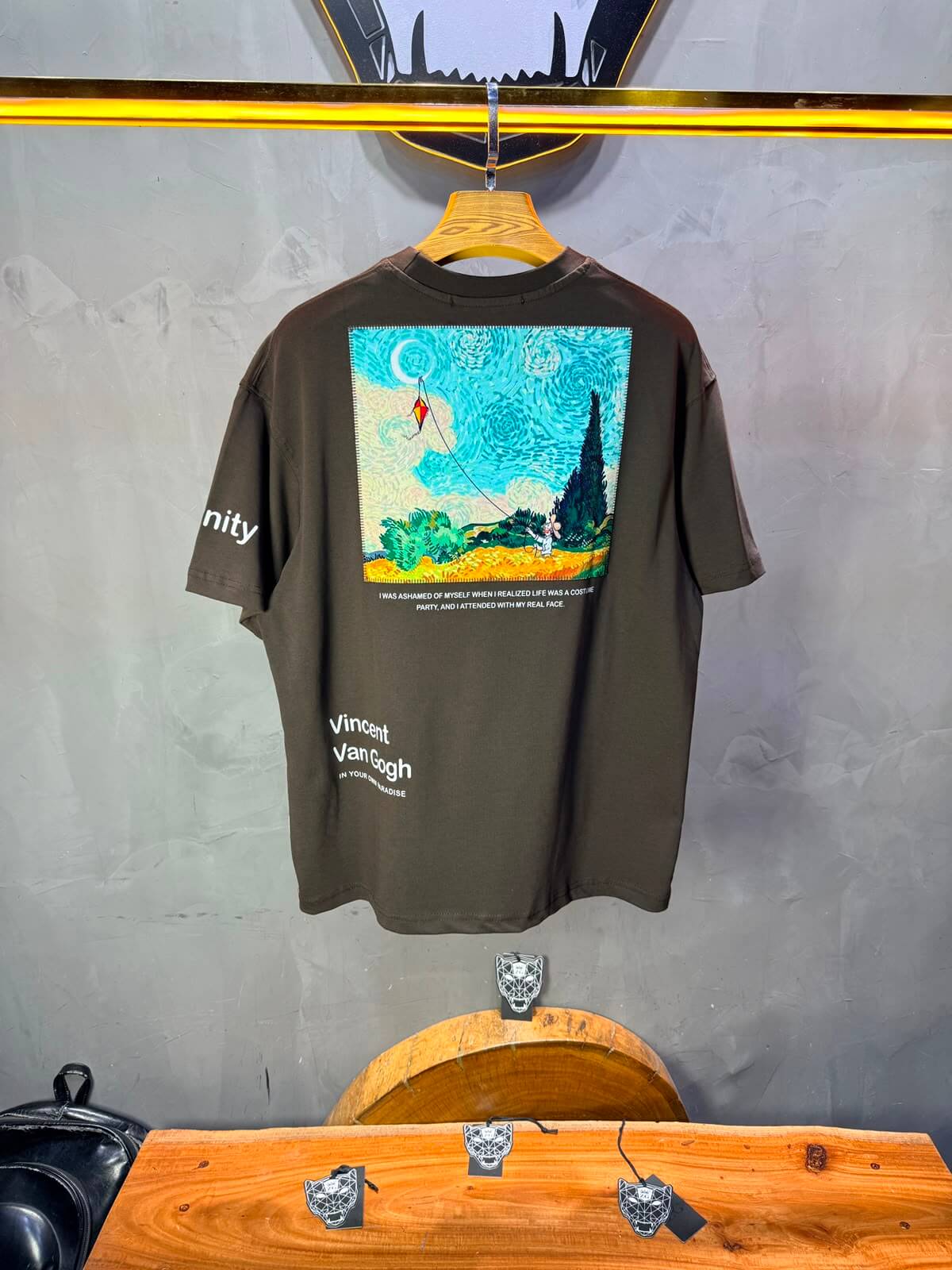 T-Shirt Eternity — Vincent Van Gogh —  Brown 5143