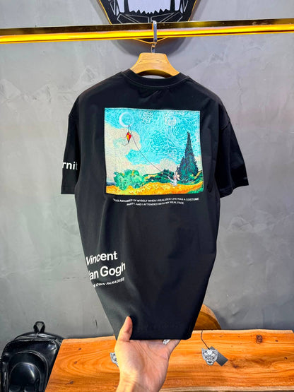 T-Shirt Eternity — Vincent Van Gogh —  Noir 5143