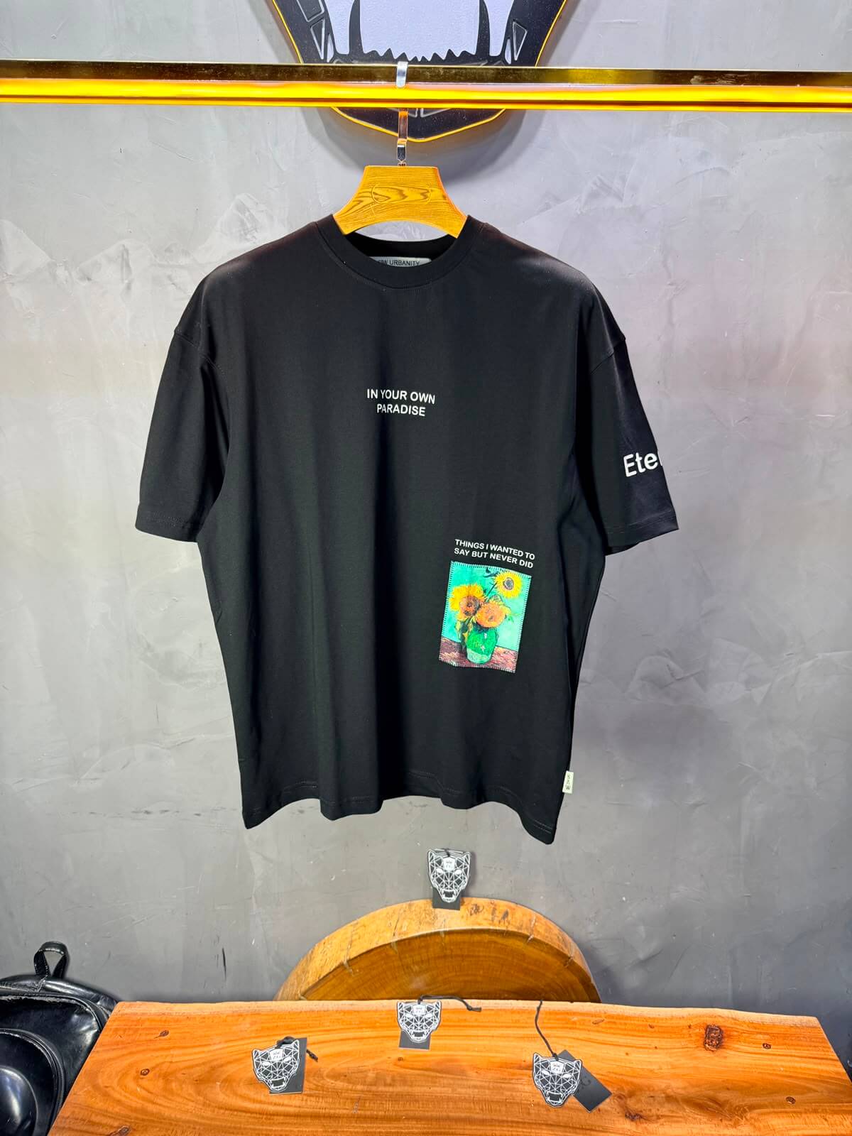 T-Shirt Eternity — Vincent Van Gogh —  Noir 5143