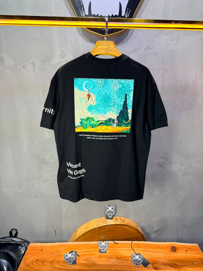 T-Shirt Eternity — Vincent Van Gogh —  Noir 5143