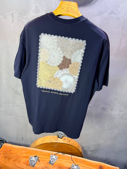 T-Shirt Clarere Audere Gaudere — Navy Blue 5136