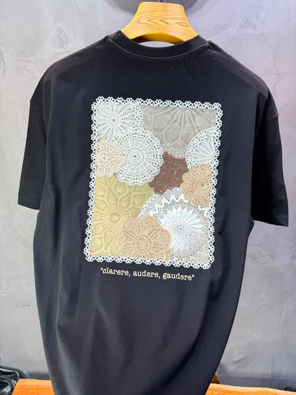 T-Shirt Clarere Audere Gaudere — Noir 5136