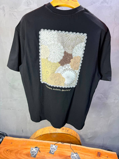 T-Shirt Clarere Audere Gaudere — Noir 5136