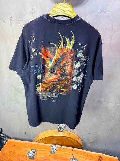 T-Shirt Phénix Sakura — Sam — Navy Blue 5180