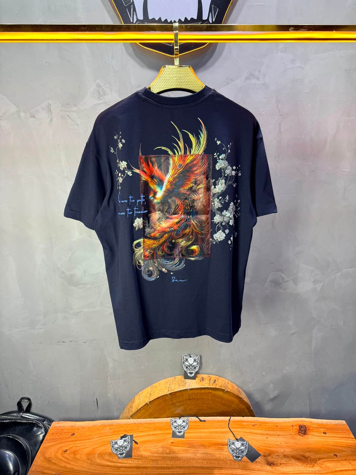 T-Shirt Phénix Sakura — Sam — Navy Blue 5180