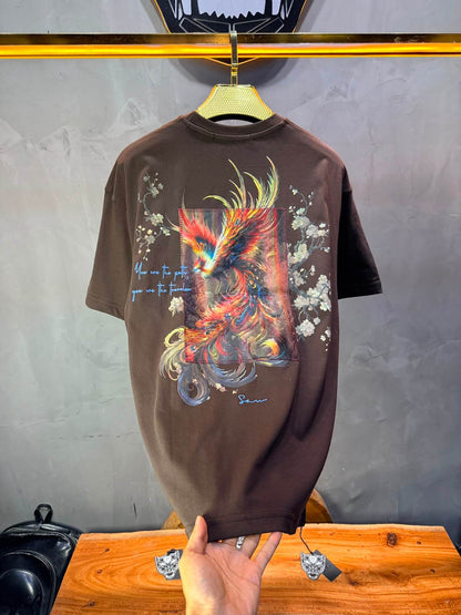 T-Shirt Phénix Sakura — Sam — Brown 5180