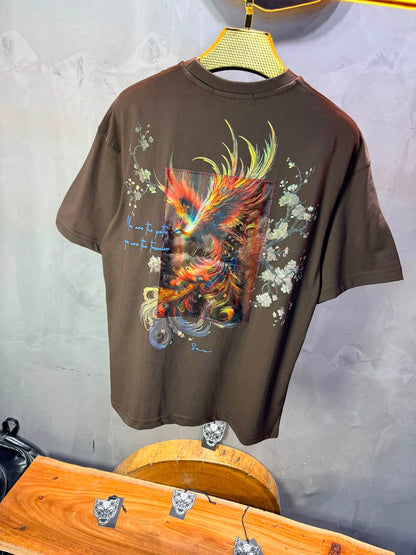 T-Shirt Phénix Sakura — Sam — Brown 5180