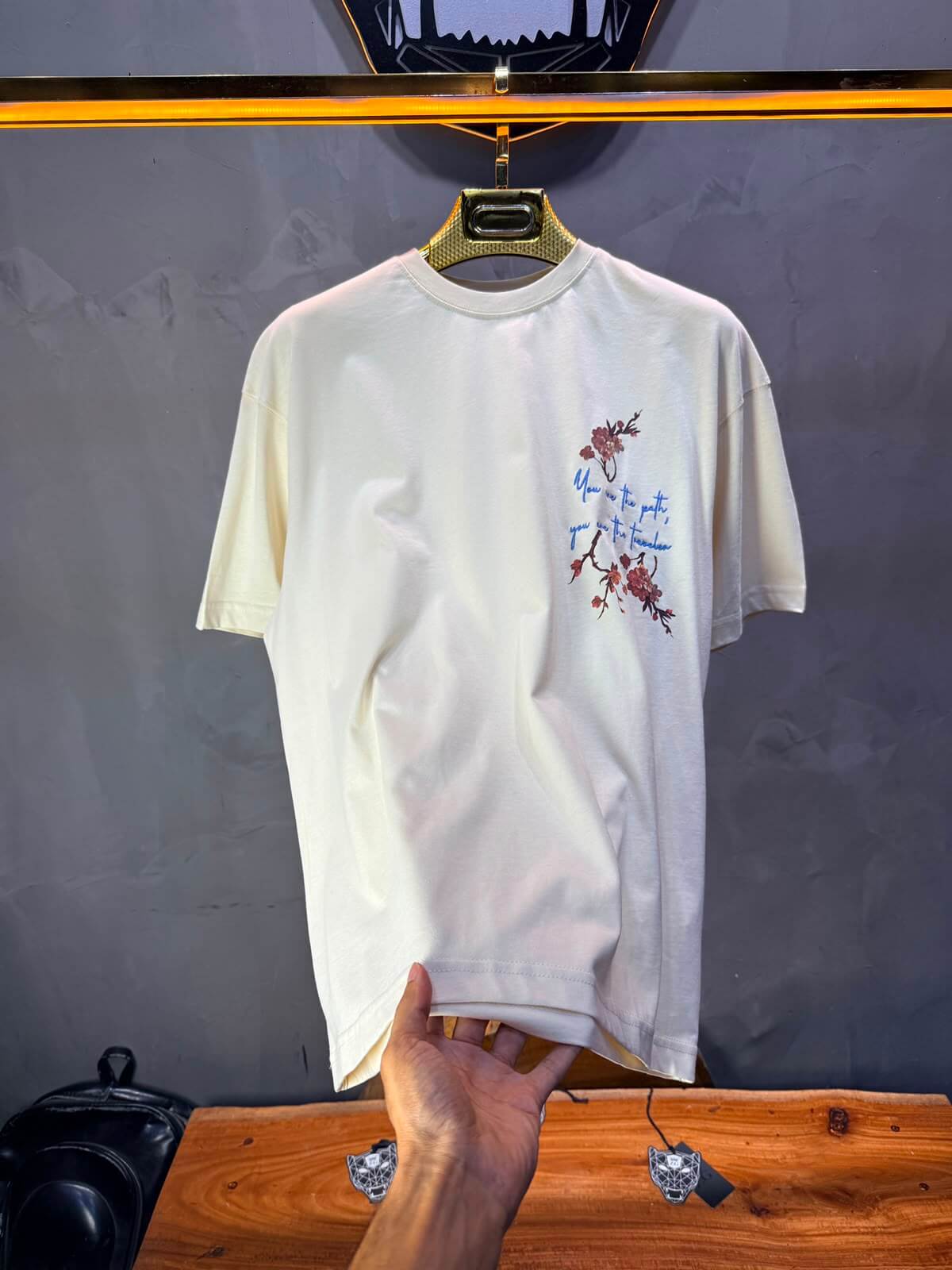 T-Shirt Phénix Sakura — Sam — Beige 5180