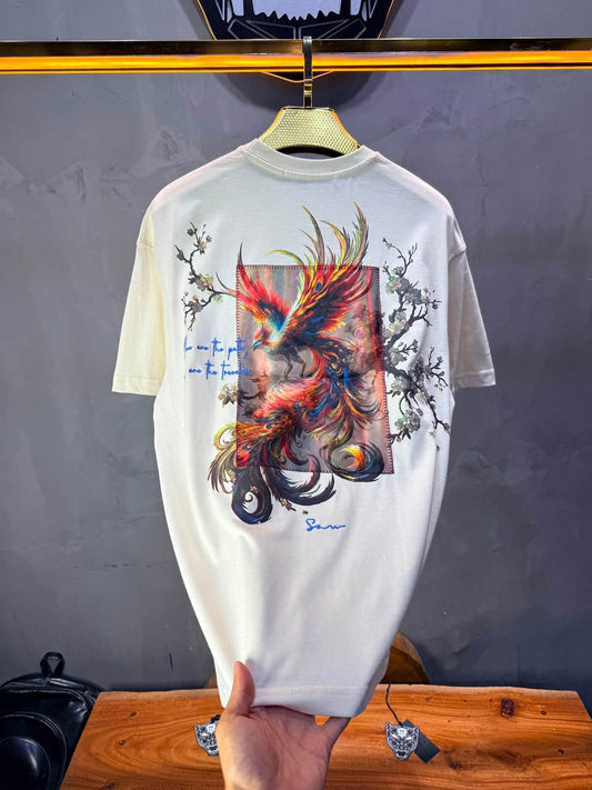 T-Shirt Phénix Sakura — Sam — Beige 5180