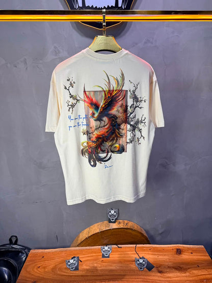 T-Shirt Phénix Sakura — Sam — Beige 5180