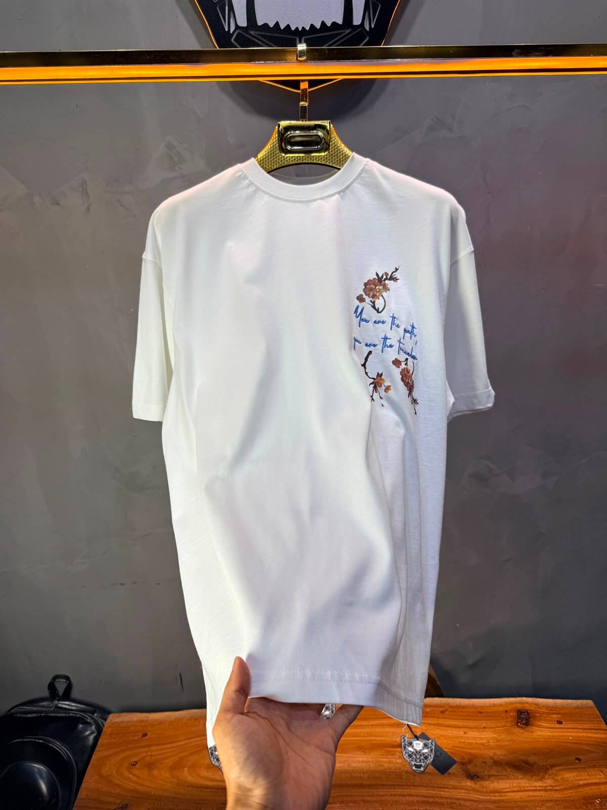 T-Shirt Phénix Sakura — Sam — Blanc 5180