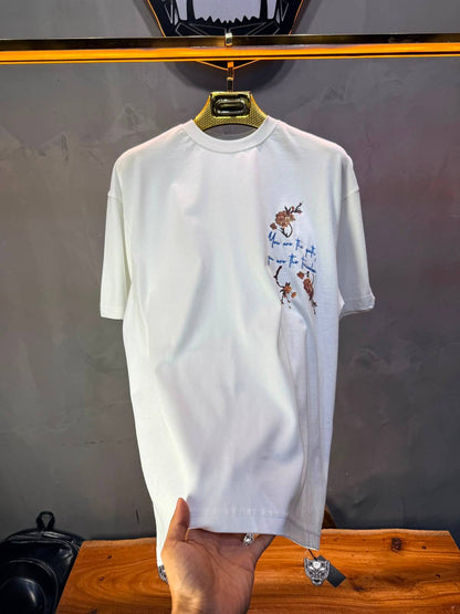 T-Shirt Phénix Sakura — Sam — Blanc 5180
