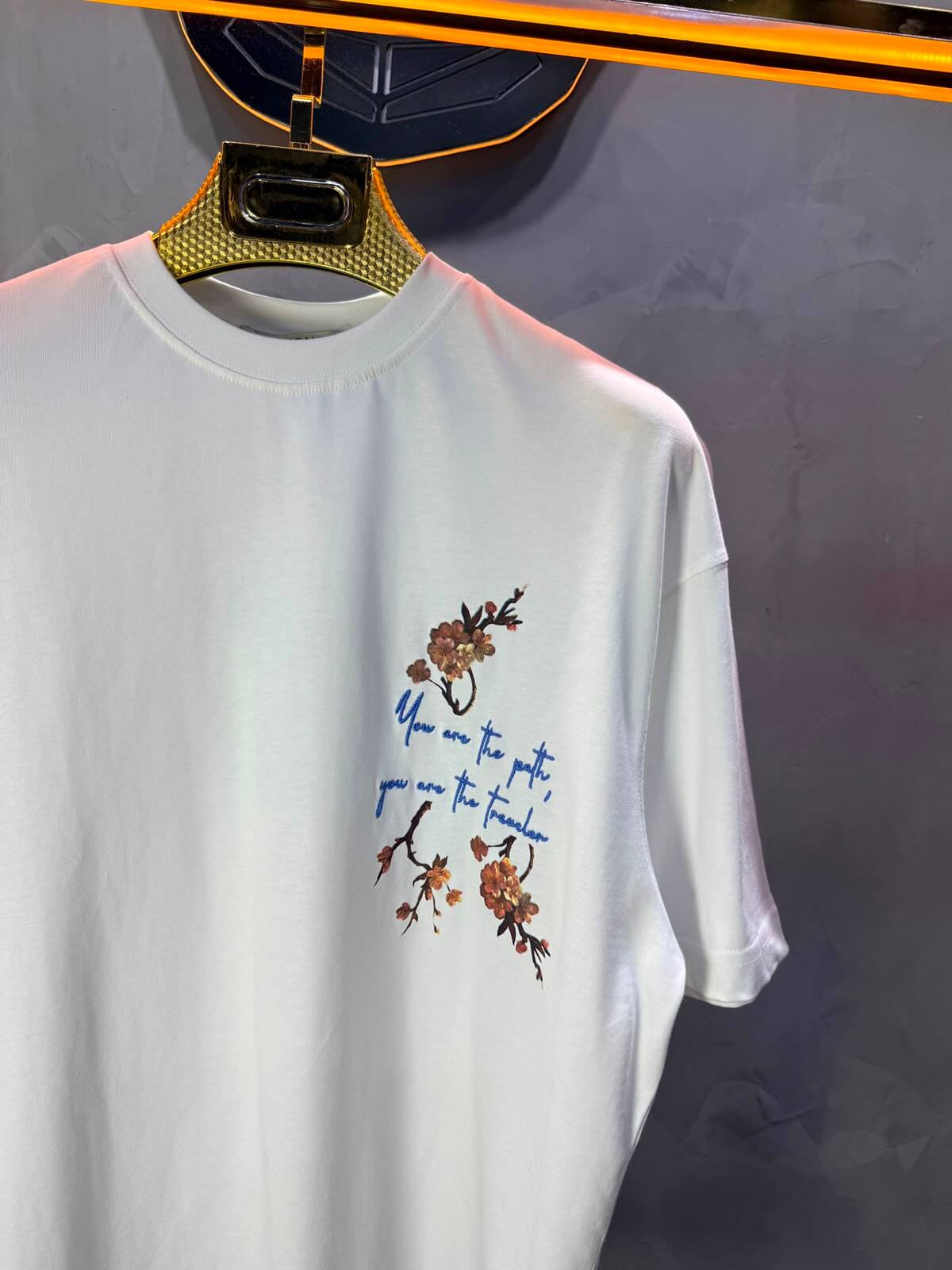 T-Shirt Phénix Sakura — Sam — Blanc 5180