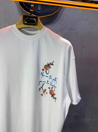 T-Shirt Phénix Sakura — Sam — Blanc 5180